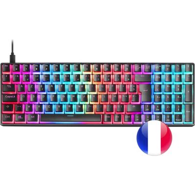 Teclado Mecánico Mars Gaming MKULTRA - Compacto RGB - Francés Teclado Mecánico Mars Gaming MKULTRA - Compacto RGB - Francés