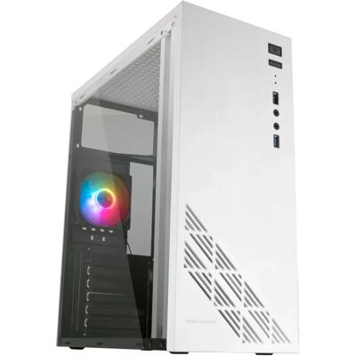 Obudowa Komputerowa Mars Gaming MC100W - RGB Biała ATX Średnia Wieża Obudowa Komputerowa Mars Gaming MC100W - RGB Biała ATX Średnia Wieża