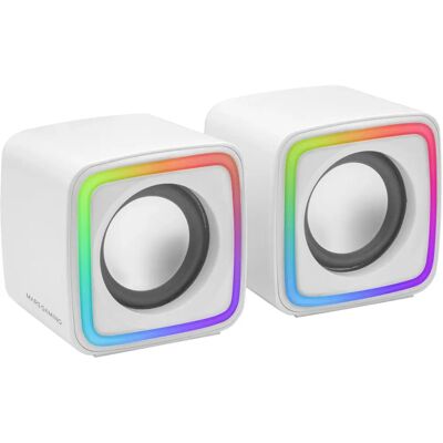 Altoparlanti Mars Gaming MSCUBEW - RGB, 8W, Compatti Altoparlanti Mars Gaming MSCUBEW - RGB, 8W, Compatti