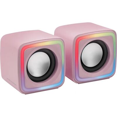 Altoparlante Wireless Rosa MSCUBEP di Mars Gaming Altoparlante Wireless Rosa MSCUBEP di Mars Gaming