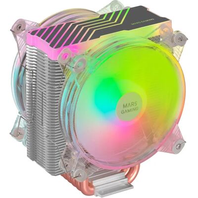 Cooler de CPU Mars Gaming MCPU66 - ARGB, 6 Heatpipes, 220W, Suporte Universal Cooler de CPU Mars Gaming MCPU66 - ARGB, 6 Heatpipes, 220W, Suporte Universal