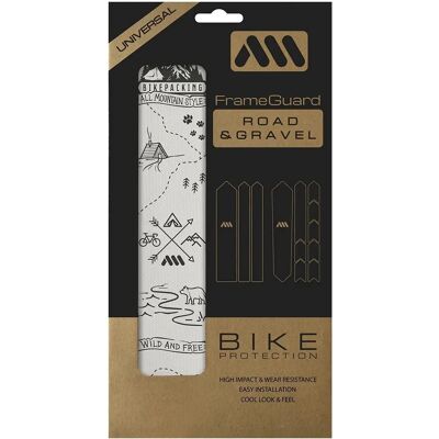All Mountain Style Transparent Gravel/Road Bike Frame Protectors All Mountain Style Transparent Gravel/Road Bike Frame Protectors