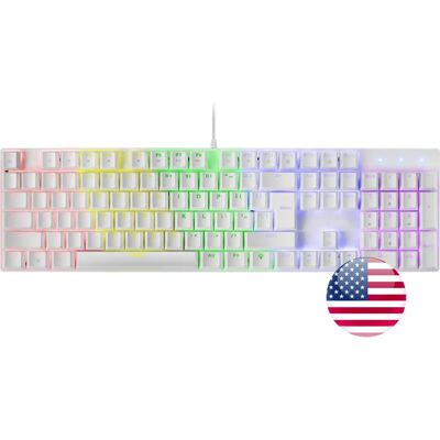 Mars Gaming MK422 Fehér RGB Mechanikus Játékkulcsó - Billentyűzet Mars Gaming MK422 Fehér RGB Mechanikus Játékkulcsó - Billentyűzet