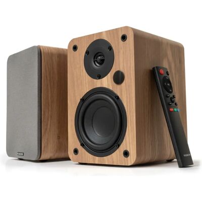 Altavoces Bluetooth Vulkkano A4 ARC - 50W Marrón Altavoces Bluetooth Vulkkano A4 ARC - 50W Marrón