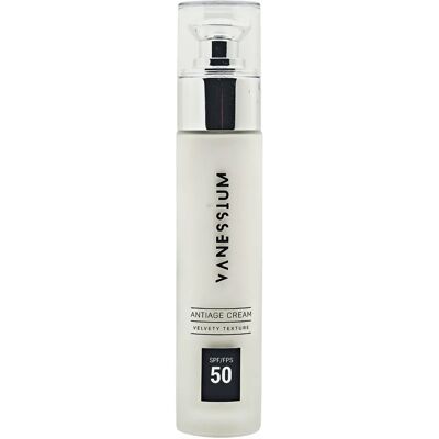 Crema Anti-Edad Vanessium - Protector Solar facial SPF 50 para piel sensible Crema Anti-Edad Vanessium - Protector Solar facial SPF 50 para piel sensible
