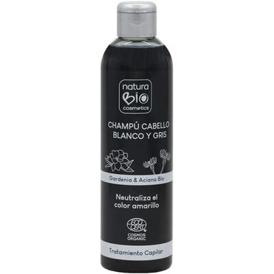 Naturabio Cosmetics Blau Gardenia Anti-Gelb Haarshampoo - Shampoo Naturabio Cosmetics Blau Gardenia Anti-Gelb Haarshampoo - Shampoo