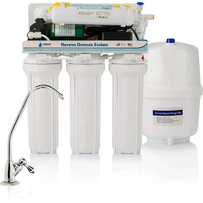 Nature Water Professionals - 6-fasen Omgekeerde Osmose Systeem - Waterzuivering Nature Water Professionals - 6-fasen Omgekeerde Osmose Systeem - Waterzuivering
