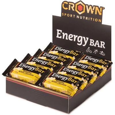 Barra Energética Crown Sport Nutrition Banana e Chocolate Branco - Barra Energética Barra Energética Crown Sport Nutrition Banana e Chocolate Branco - Barra Energética