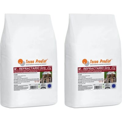 Tecno Prodist - M-Refractario Gris - Mortero refractario Tecno Prodist - M-Refractario Gris - Mortero refractario