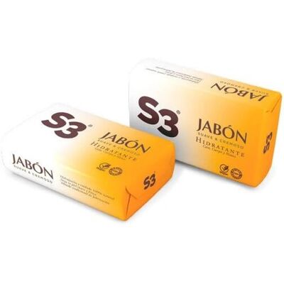 Legrain S3 Pastilla Jabon Hidratante - Savon Hydratant - 2 x 125g - Publicité Legrain S3 Pastilla Jabon Hidratante - Savon Hydratant - 2 x 125g - Publicité