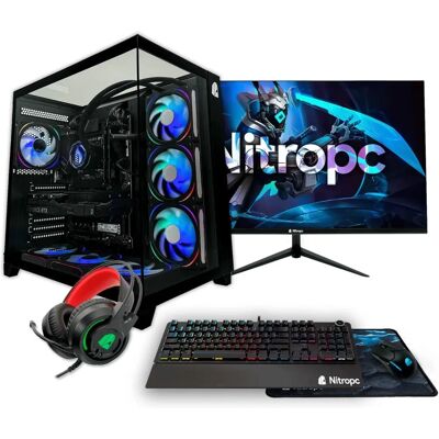 Nitropc Ryzen 5 5600X - RX 6600 8GB - 16GB RAM - PC Gaming - Publicité Nitropc Ryzen 5 5600X - RX 6600 8GB - 16GB RAM - PC Gaming - Publicité