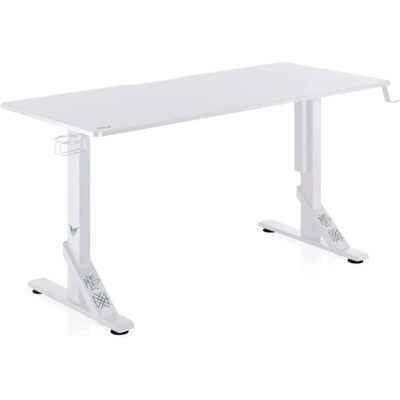 Valk SKULD Escritorio Gaming - Altura Ajustable, Gestión de Cables, MDF 136x60cm Valk SKULD Escritorio Gaming - Altura Ajustable, Gestión de Cables, MDF 136x60cm
