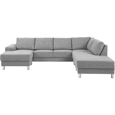 ebuy24 Lys grå Calverton 5-seter med sjeselong - Sofa ebuy24 Lys grå Calverton 5-seter med sjeselong - Sofa