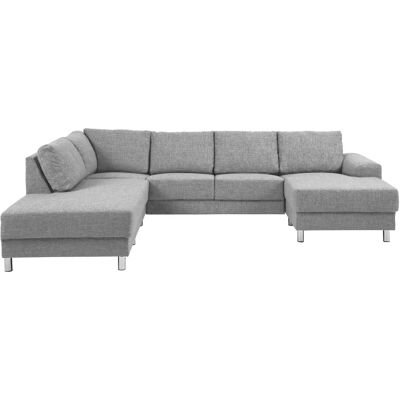 Møbel24 Calverton Hjørnesofa Lys Grå med Chaiselong - Sofa Møbel24 Calverton Hjørnesofa Lys Grå med Chaiselong - Sofa