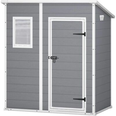 Keter Manor Pent Kerti Szerszámtároló 6x4 Szürke - Kerti szerszámtároló Keter Manor Pent Kerti Szerszámtároló 6x4 Szürke - Kerti szerszámtároló
