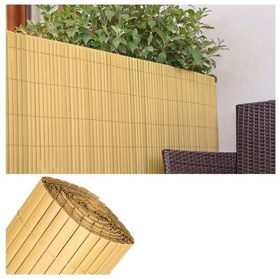 Schermo Privacy in PVC Beige - 1,5x3m Doppia Faccia - Giardino & Balcone Schermo Privacy in PVC Beige - 1,5x3m Doppia Faccia - Giardino & Balcone