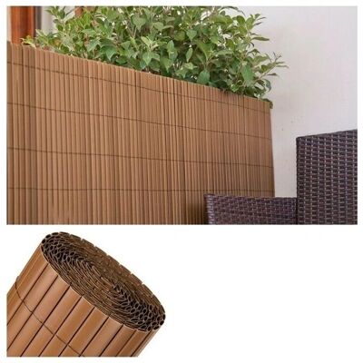 SUINGA Pantalla Privacidad - 1x3m PVC Doble Cara, Chocolate - Jardín, Balcón SUINGA Pantalla Privacidad - 1x3m PVC Doble Cara, Chocolate - Jardín, Balcón