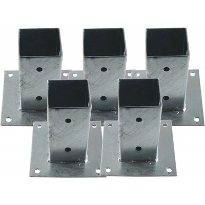 Suinga - Anclaje metálico para postes de madera 7x7cm - Pack 5 Suinga - Anclaje metálico para postes de madera 7x7cm - Pack 5