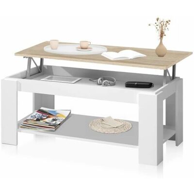 Mesa de centro elevable DUEHOME - Mesa de café y comedor Mesa de centro elevable DUEHOME - Mesa de café y comedor