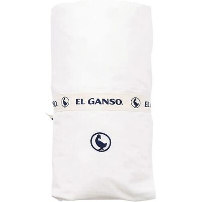 Sábana Bajera El Ganso - Blanco, 180TC, 30cm Solapa Sábana Bajera El Ganso - Blanco, 180TC, 30cm Solapa