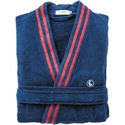 El Ganso Peignoir Bleu Marine M/L - Coton de Qualité - Publicité El Ganso Peignoir Bleu Marine M/L - Coton de Qualité - Publicité