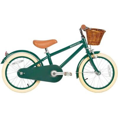 Banwood Kids Bicycle - Classic Green, Adjustable, 16-inch Banwood Kids Bicycle - Classic Green, Adjustable, 16-inch