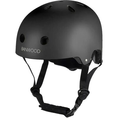 Casque de Vélo Noir pour Enfants Banwood - 3-7 Ans Casque de Vélo Noir pour Enfants Banwood - 3-7 Ans