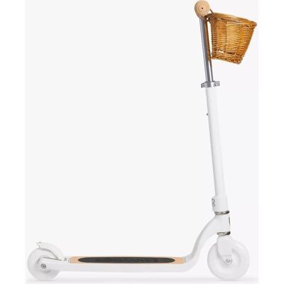 Banwood Maxi Scooter - Lightweight, Adjustable T-Handle, Wicker Basket - Scooter Banwood Maxi Scooter - Lightweight, Adjustable T-Handle, Wicker Basket - Scooter