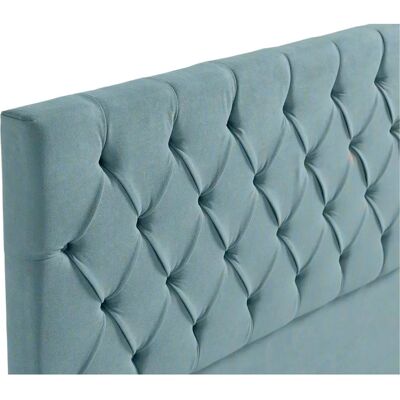 Moonia - Cabecero Tapizado Capri Aqualine 17 Turquesa 220x120cm Moonia - Cabecero Tapizado Capri Aqualine 17 Turquesa 220x120cm