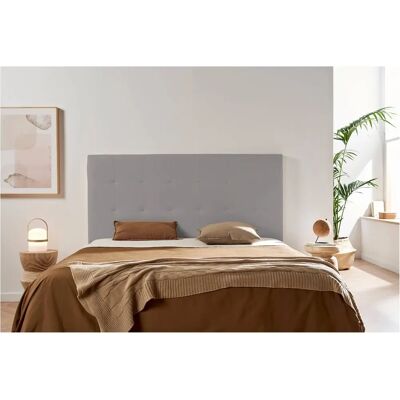 Cabecero tapizado MOONIA - Diseño cuadrado - 170x120cm - Cabecero Cabecero tapizado MOONIA - Diseño cuadrado - 170x120cm - Cabecero
