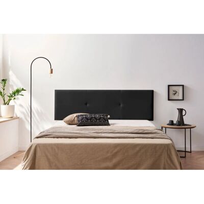 Cabecero Alma Moonia - Tapizado, Negro, 50cm - Moderno y Urbano Cabecero Alma Moonia - Tapizado, Negro, 50cm - Moderno y Urbano
