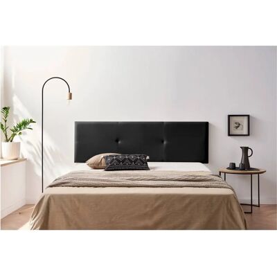 Cabecero Tapizado Moonia Negro - Cabezal, Moderno, Duradero Cabecero Tapizado Moonia Negro - Cabezal, Moderno, Duradero