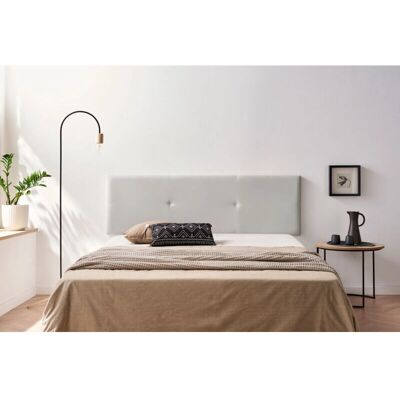 Cabecero Tapizado Moonia 130x50x5 cm - Gris Claro Cabecero Tapizado Moonia 130x50x5 cm - Gris Claro