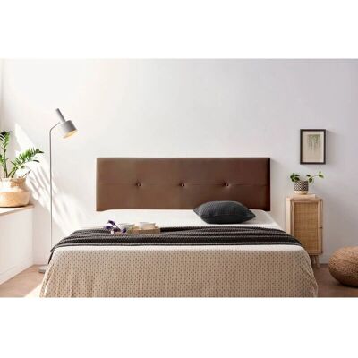 Cabecero de Piel Sintética Moonia Napoli - Encabezado, Marrón, 130x50 cm - Uso Interior Cabecero de Piel Sintética Moonia Napoli - Encabezado, Marrón, 130x50 cm - Uso Interior