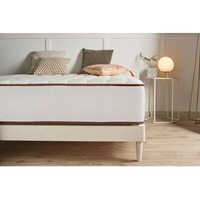 Colchón Viscoelástica Air Max Blanco 25 cm 140x200 cm - Moonia Colchón Viscoelástica Air Max Blanco 25 cm 140x200 cm - Moonia