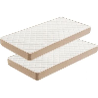 Moonia Viscosoft Beige 70x190cm Matelas - Jeunesse - Publicité Moonia Viscosoft Beige 70x190cm Matelas - Jeunesse - Publicité