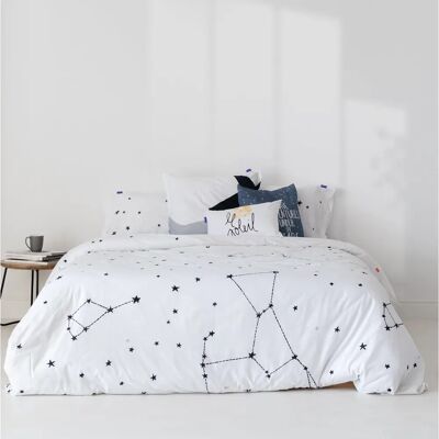 Happy Friday Witte Constellation Dekbedovertrek - Dekbedovertrek Happy Friday Witte Constellation Dekbedovertrek - Dekbedovertrek