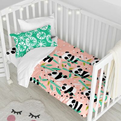 HAPPYFRIDAY - Panda Garden - 115x145 cm - Funda nórdica HAPPYFRIDAY - Panda Garden - 115x145 cm - Funda nórdica