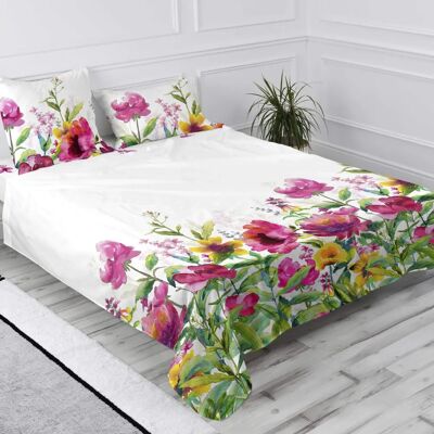 Happy Friday Cassia Bed Sheet - Multicolor 240x270cm - Katoen Happy Friday Cassia Bed Sheet - Multicolor 240x270cm - Katoen