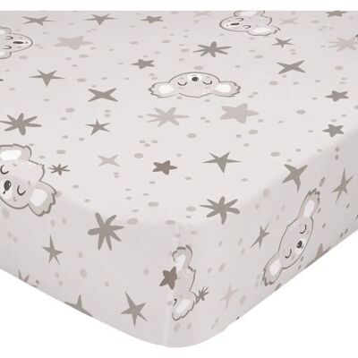 HappyFriday - MOSHI MOSHI - Multicolor - Fitted Sheet HappyFriday - MOSHI MOSHI - Multicolor - Fitted Sheet