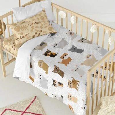HappyFriday - Fox Cats Multicolor Crib - Multicolor - Cover HappyFriday - Fox Cats Multicolor Crib - Multicolor - Cover