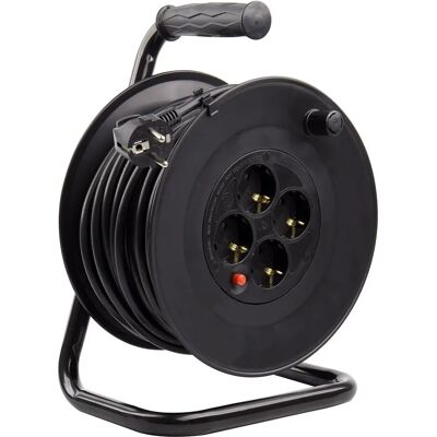 LEDKIA Bobina Estensione 25m - Sistema Anti-Torsione, 3200W LEDKIA Bobina Estensione 25m - Sistema Anti-Torsione, 3200W