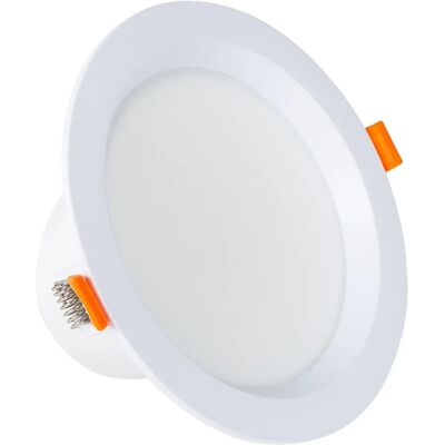 LEDKIA Downlight 12W - 135mm IP44 Senza flicker - Neutro 4000K - Downlight LEDKIA Downlight 12W - 135mm IP44 Senza flicker - Neutro 4000K - Downlight