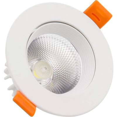 LEDKIA Downlight 15W COB - Circolare Regolabile Bianco - No Flicker - 2700K - 60° LEDKIA Downlight 15W COB - Circolare Regolabile Bianco - No Flicker - 2700K - 60°