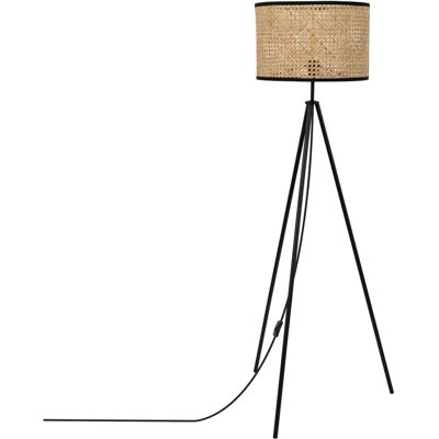 Lampada da Terra LEDKIA - Rattan Rustico E27 - Illuminazione Interna Lampada da Terra LEDKIA - Rattan Rustico E27 - Illuminazione Interna