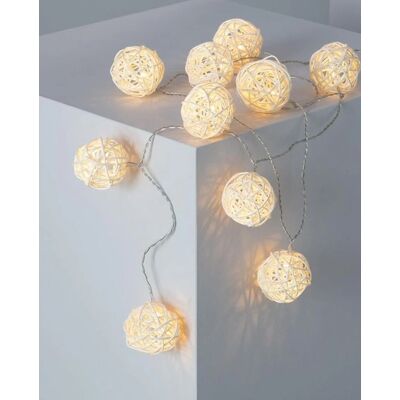 Ledkia Ghirlanda di Luci Bianco Caldo 1,6 m - Decorazione Luminosi Ledkia Ghirlanda di Luci Bianco Caldo 1,6 m - Decorazione Luminosi