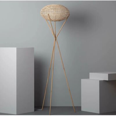 LEDKIA Lampada da Pavimento Ronax - Naturale, 60W, E27 - Illuminazione da terra LEDKIA Lampada da Pavimento Ronax - Naturale, 60W, E27 - Illuminazione da terra