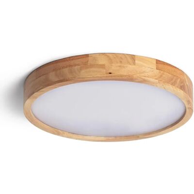 LEDKIA Plafón Circular de Madera - 20W - CCT Ajustable LEDKIA Plafón Circular de Madera - 20W - CCT Ajustable