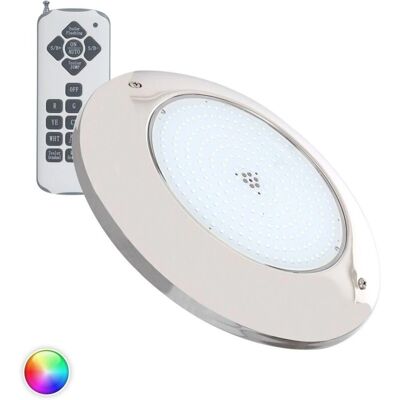Foco Piscina Superficie LED RGB - 20W Sumergible - Acero Inoxidable Foco Piscina Superficie LED RGB - 20W Sumergible - Acero Inoxidable