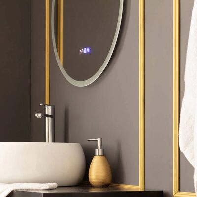 Efectoled - Miroir de Salle de Bain à LED et Anti-buée - 60cm - Réglable (Chaude-Neutre-Froide) - Publicité Efectoled - Miroir de Salle de Bain à LED et Anti-buée - 60cm - Réglable (Chaude-Neutre-Froide) - Publicité
